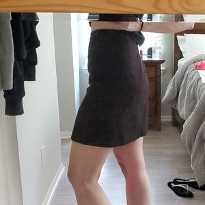High waisted black skirt, size 8